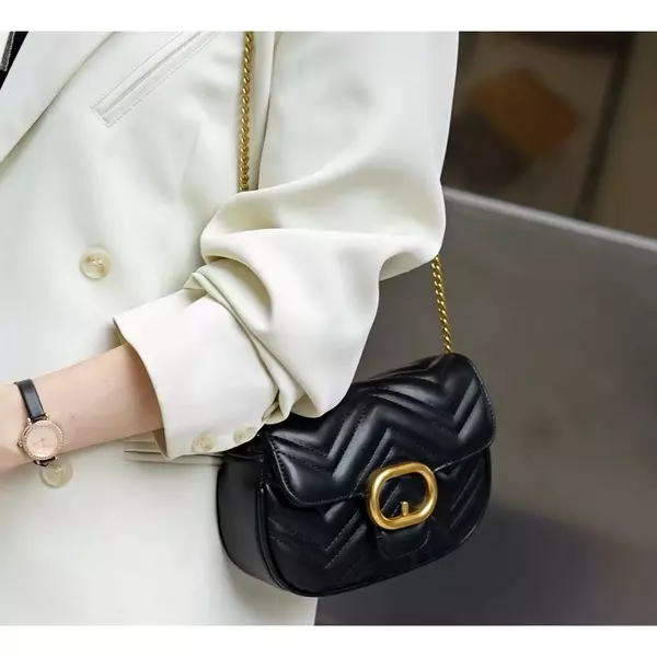 Bolsa Feminina PEQUENA Transversal Alça de Corrente Bolsa de Festa