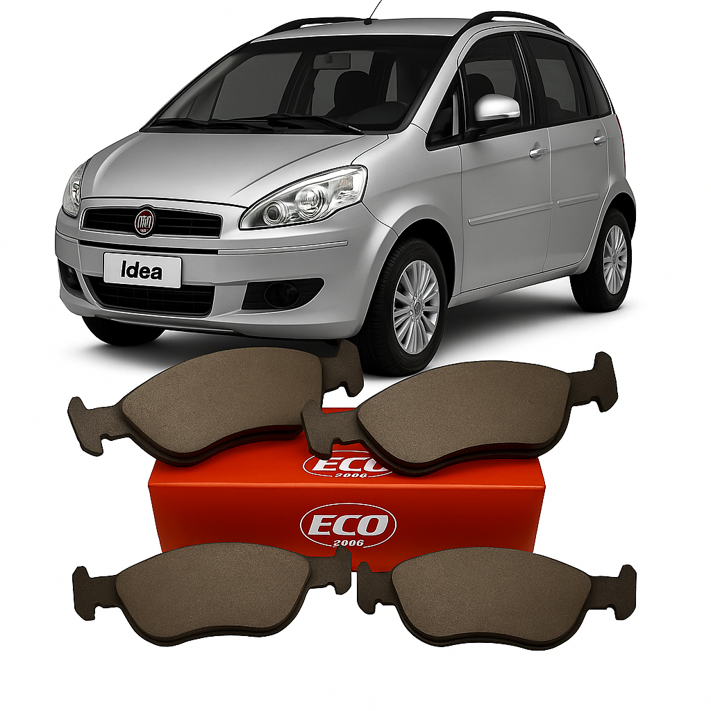 Pastilha De Freio Dianteira Fiat Idea 1.4 1.6 1.8 Original 2009 até 2019 em Oferta na Shopee