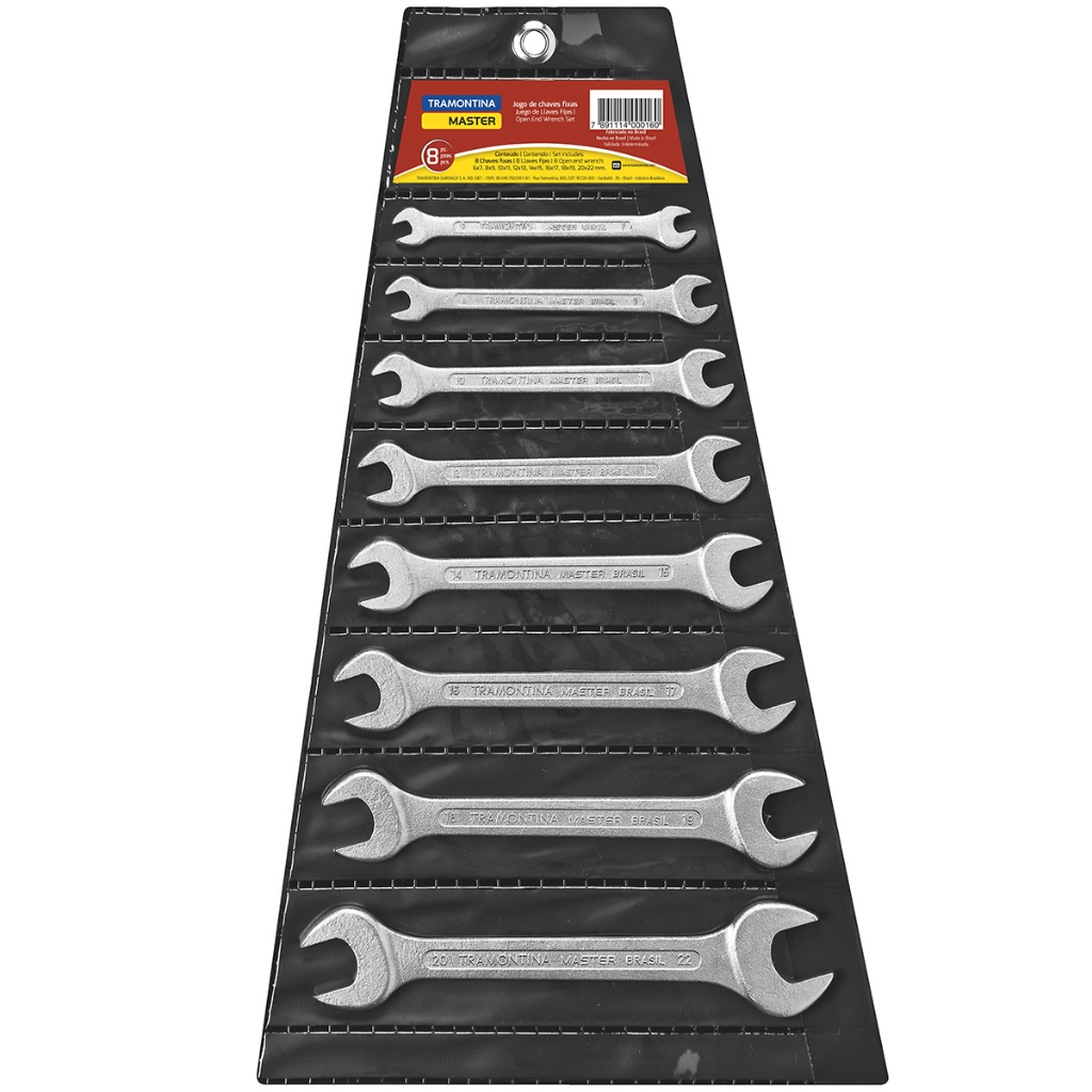 Jogo Chaves Fixas 6 a 22mm Tramontina Master 8pç 42001/208 em Oferta na Shopee