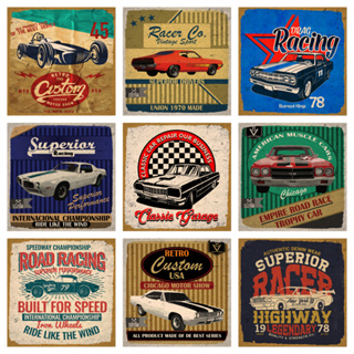 Azulejos Decorativos Caixa com 18 Peças de 15x15cm Vintage linha Carros Retrô. em Oferta na Shopee