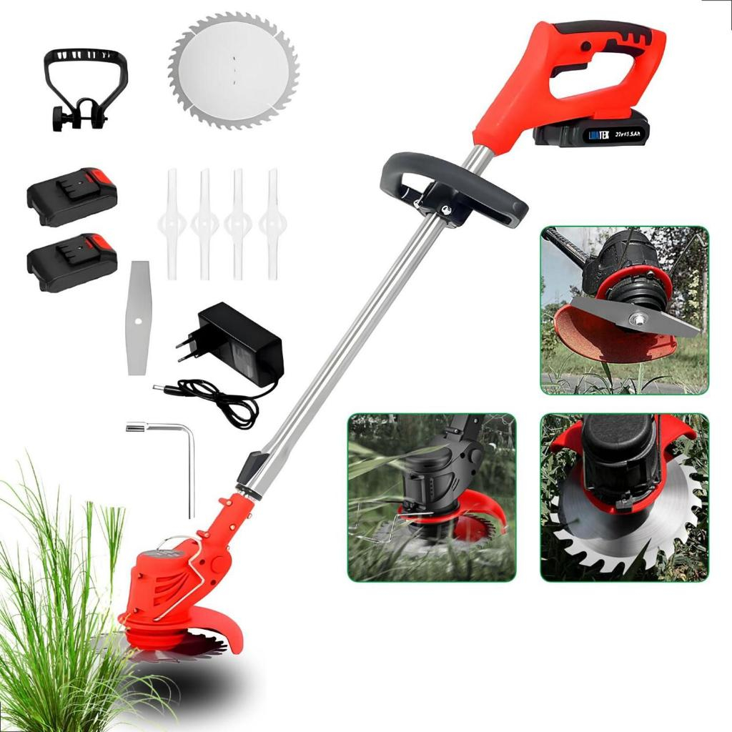 Roçadeira Sem Fio com 2 Baterias