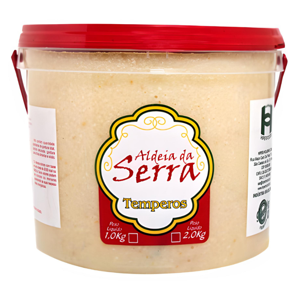Alho em Pasta Puro 2kg Balde Resistente - Aldeia Da Serra em Oferta na Shopee