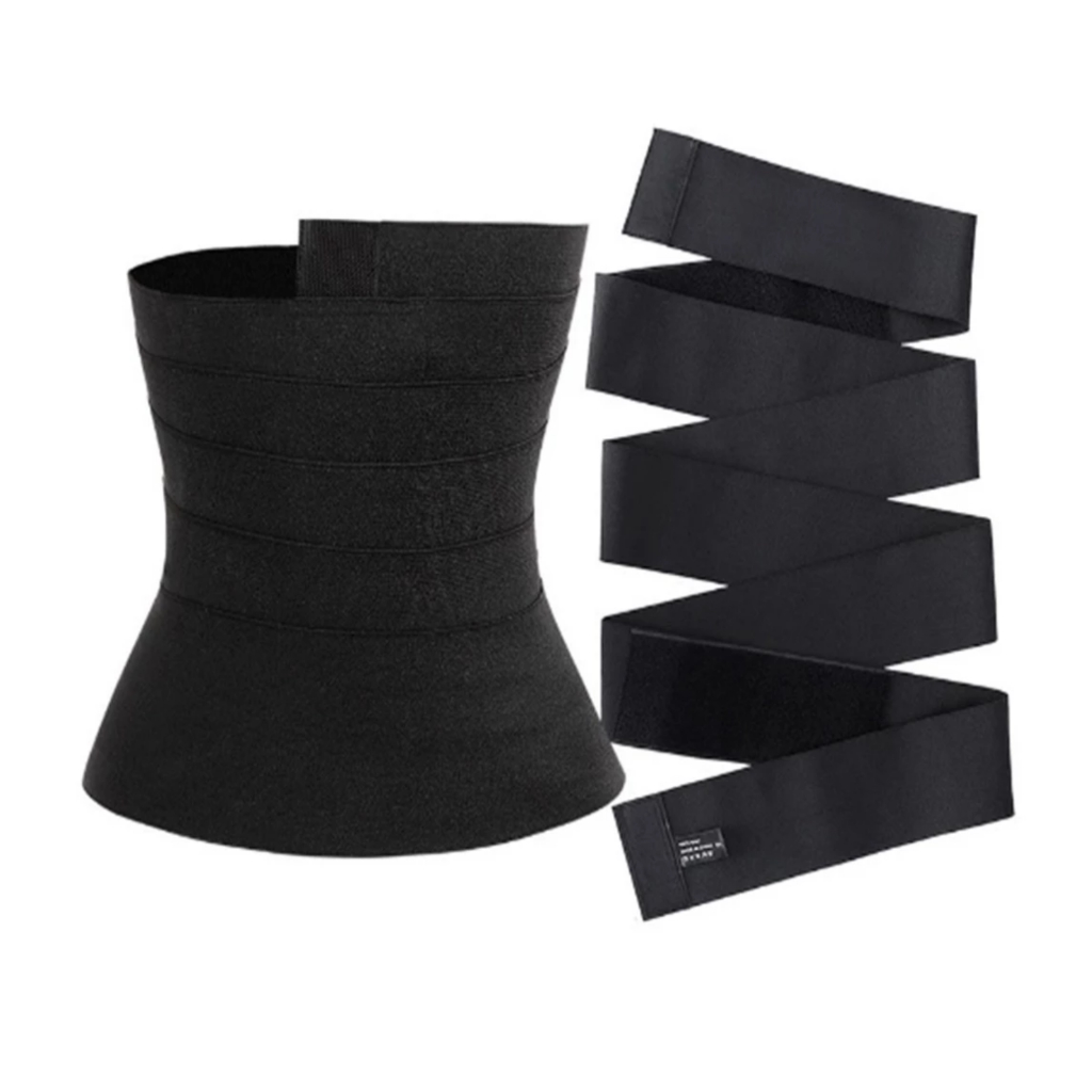 Cinta Invisível Abdominal Modeladora Ajustável Bandagem Faixa Compressão Unissex Térmica Ajuste Modelagem em Oferta na Shopee