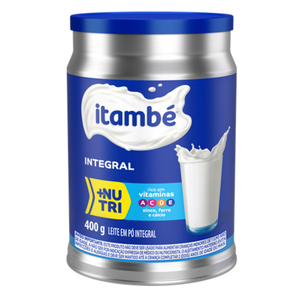 Leite em Pó Integral Itambé Lata 380g