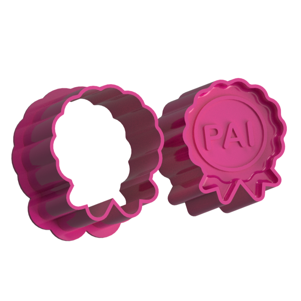 Medalha Pai (Dia dos Pais) _ Ejetor Modelador para Brigadeiros