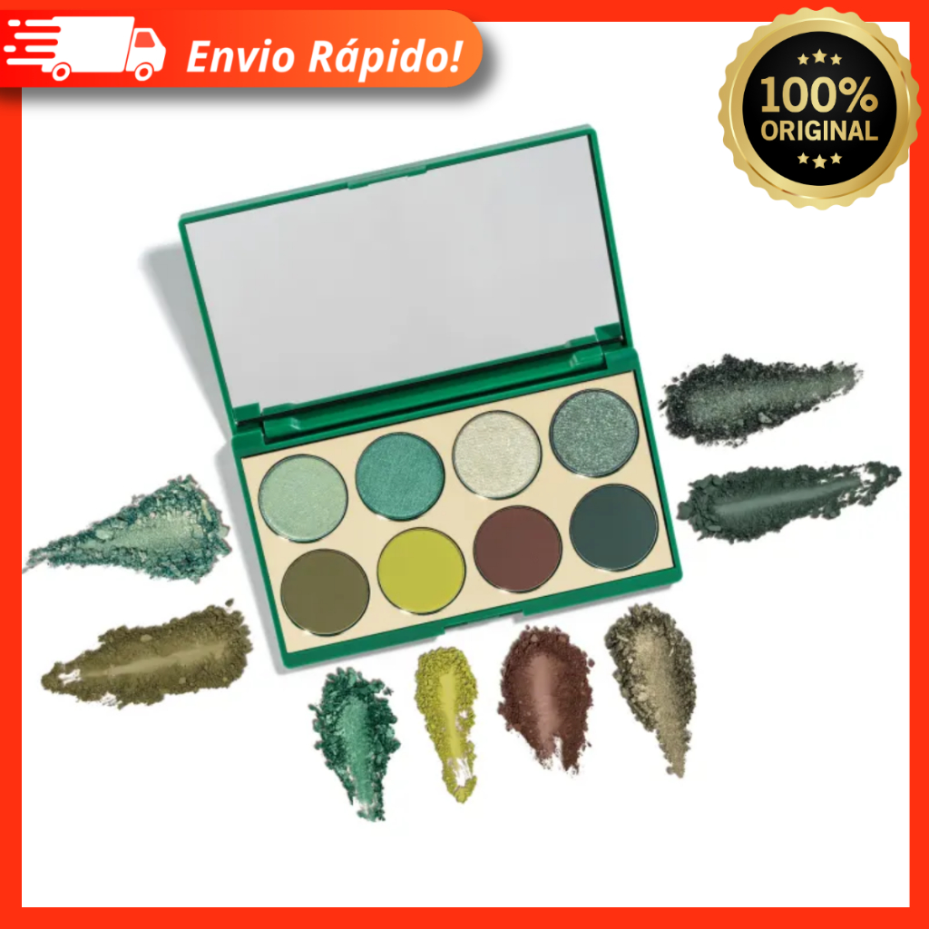 Palette Sombra Niina Secrets Green 5,6g - Alta Fixação, Matte, Super Brilho Eudora