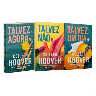 Kit Talvez Um Dia + Talvez Não + Talvez Agora - Colleen Hoover em Oferta na Shopee