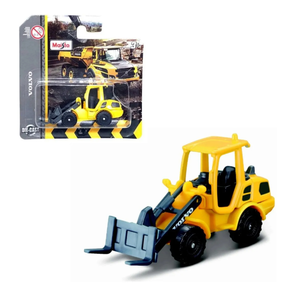 Mini Work Machine Volvo 1:64 - Empilhadeira