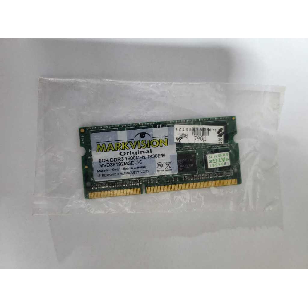 Memória Notebook 8gb Ram Mvd38192msd-a6 1600 Ddr3