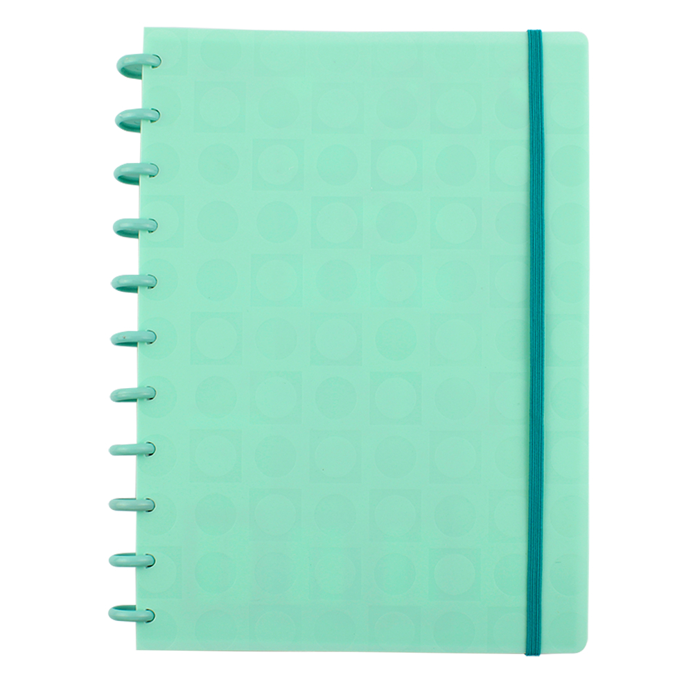 Liquidação Caderno de Disco Breeze Verde Grande 202X282 Modelo 20