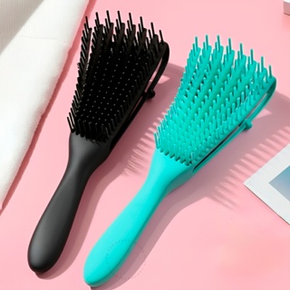 Escova Pente de Cabelo Polvo Modeladora Cachos Fácil Desembaraço Multifuncional em Oferta na Shopee