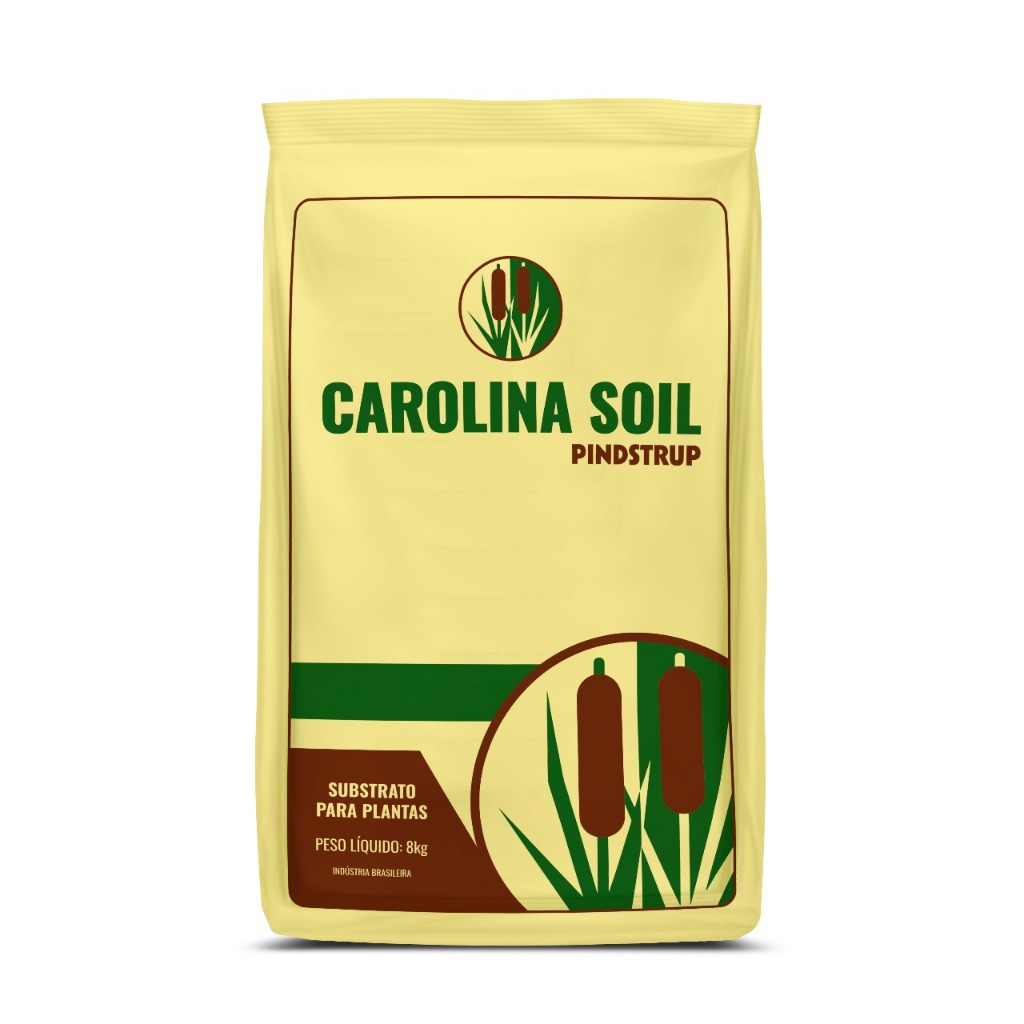 Substrato Carolina Soil Padrão com Casca de Arroz e Vermiculita - 45 Litros (8kg a 9kg)