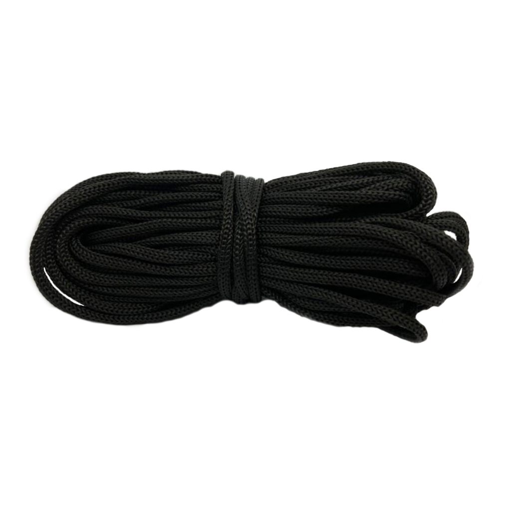10m Cordão 5/2 Preto Rabo Rato 5mm Saco Mochila Fio Náutico em Oferta na Shopee