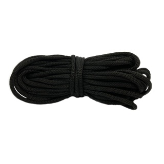 10m Cordão 5/2 Preto Rabo Rato 5mm Saco Mochila Fio Náutico em Oferta na Shopee