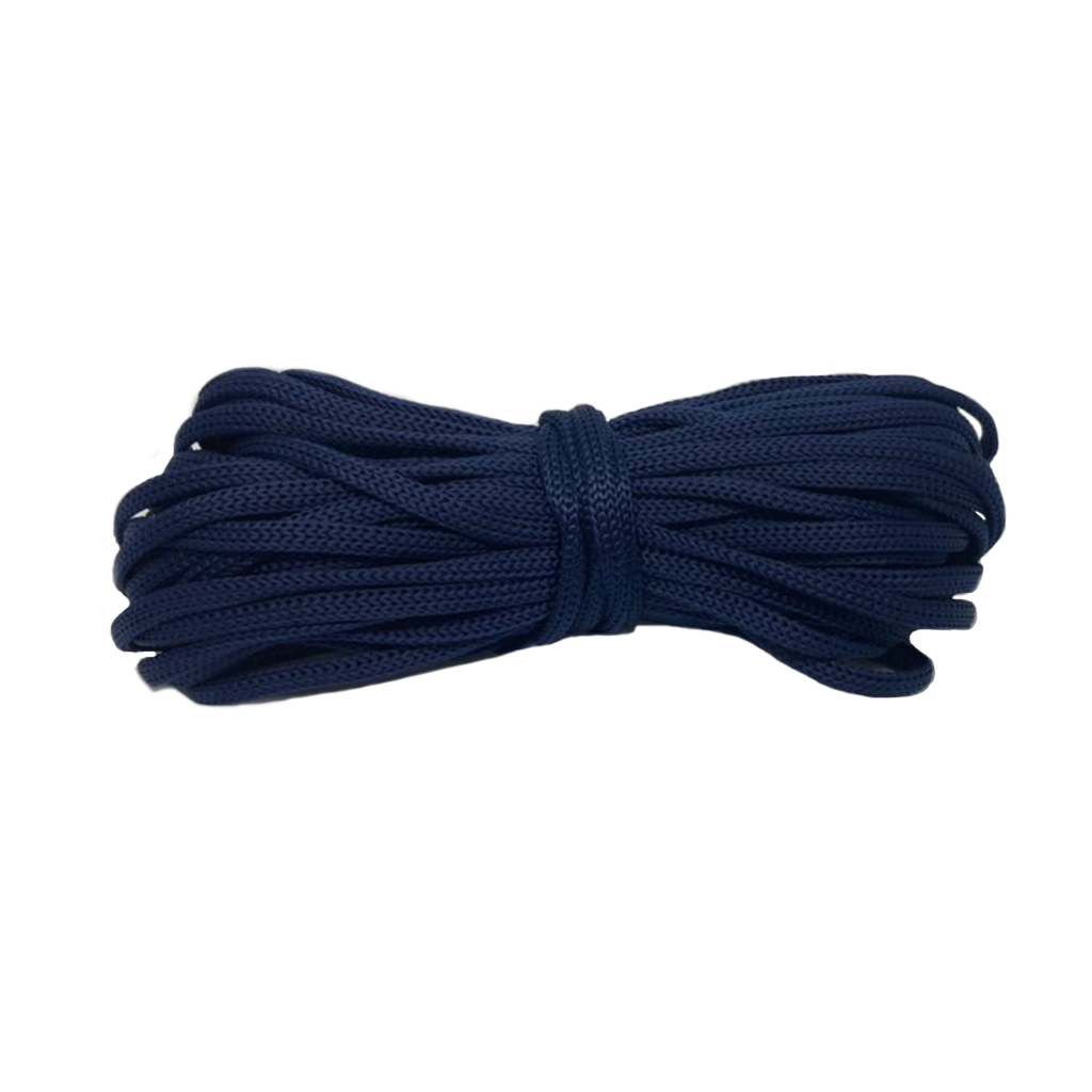 10m Cordão 5/2 Azul Marinho Rabo Rato Saco Mochila Náutico