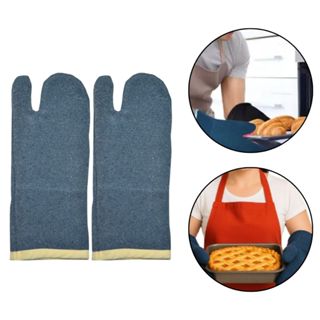 Luva Térmica para Cozinha, Forno, Industrial, Alta Temperaturas Azul Grafatex em Oferta na Shopee