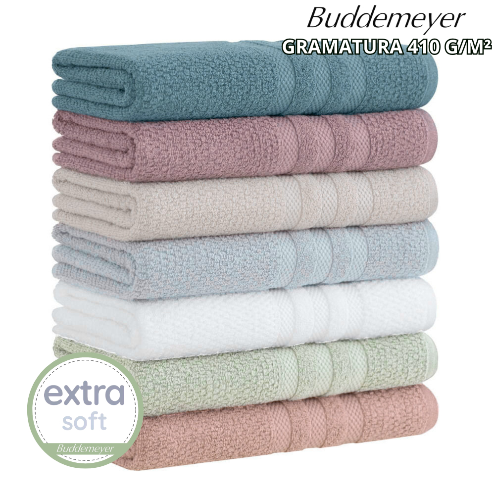Toalha De Banho Budemmeyer 100% Algodão Extra Soft 410 g/m² Ótima Absorção Vanilla