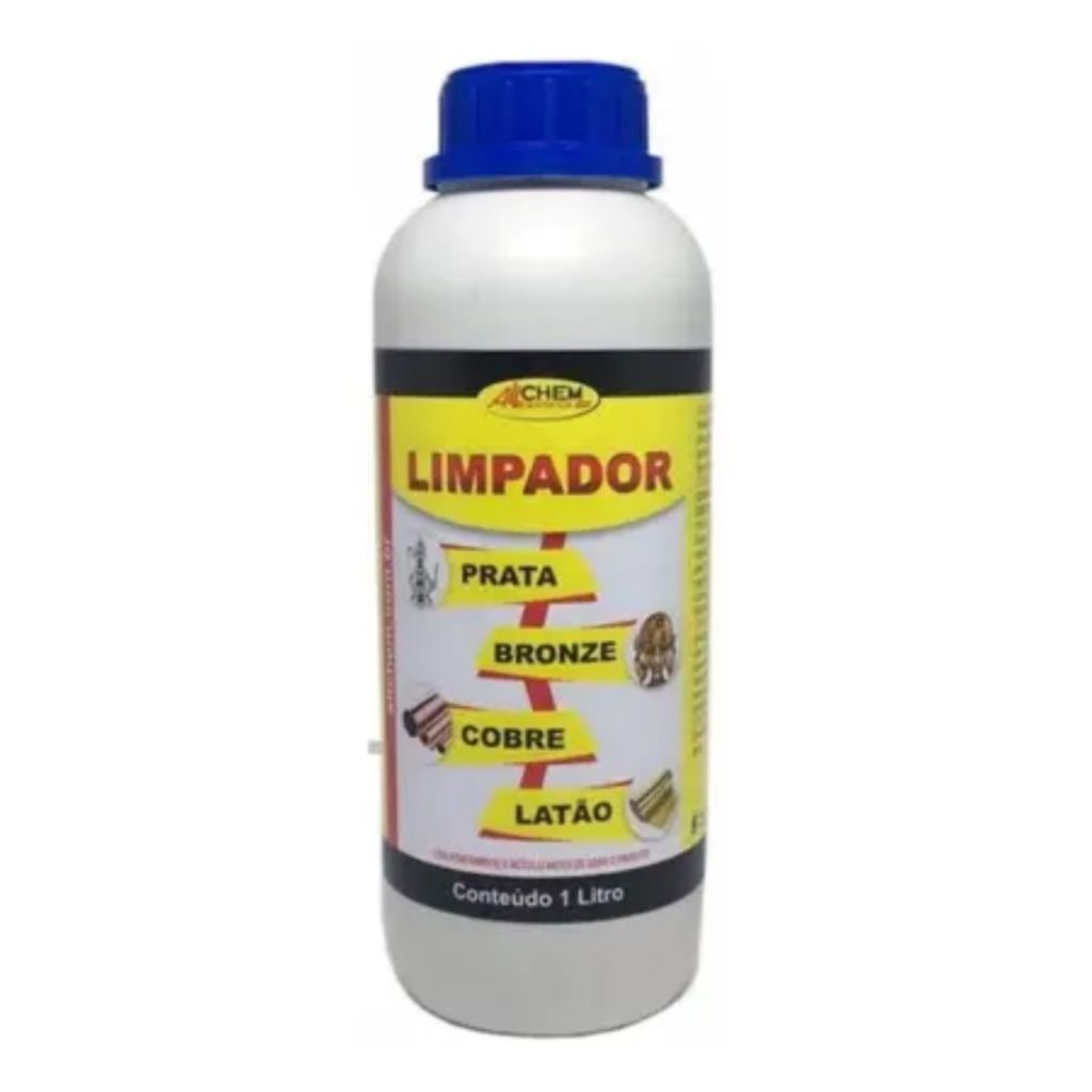 Limpa Prata E Bronze Limpador Allchem Prata Cobre Latão Bronze