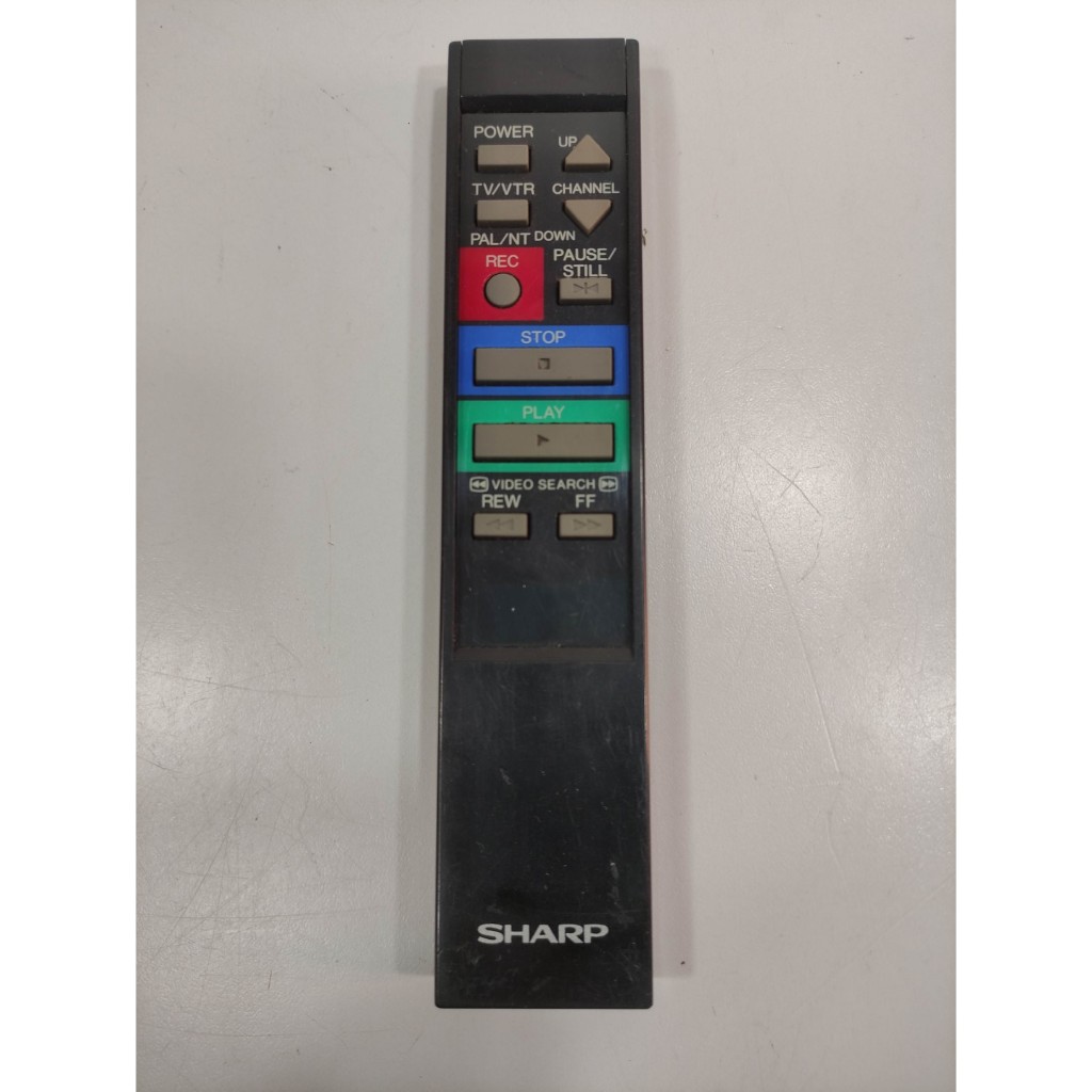 Controle Remoto Sharp Vcr Video Cassete Ja5 (Usado) ok