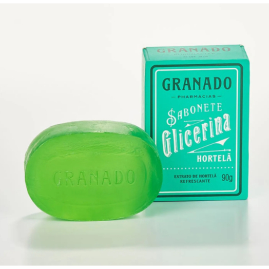 Sabonete em Barra de Glicerina Granado Hortela 90g
