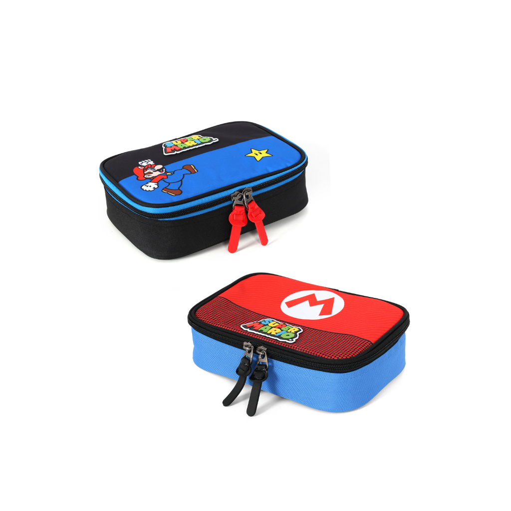 ESTOJO PASTA SUPER MARIO / SUPER NINTENDO / LUXCEL