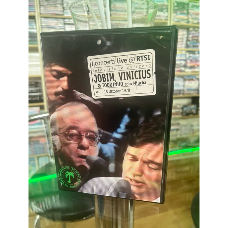 DVD “Jobim, Vinicius & Toquinho com Miucha” - usado
