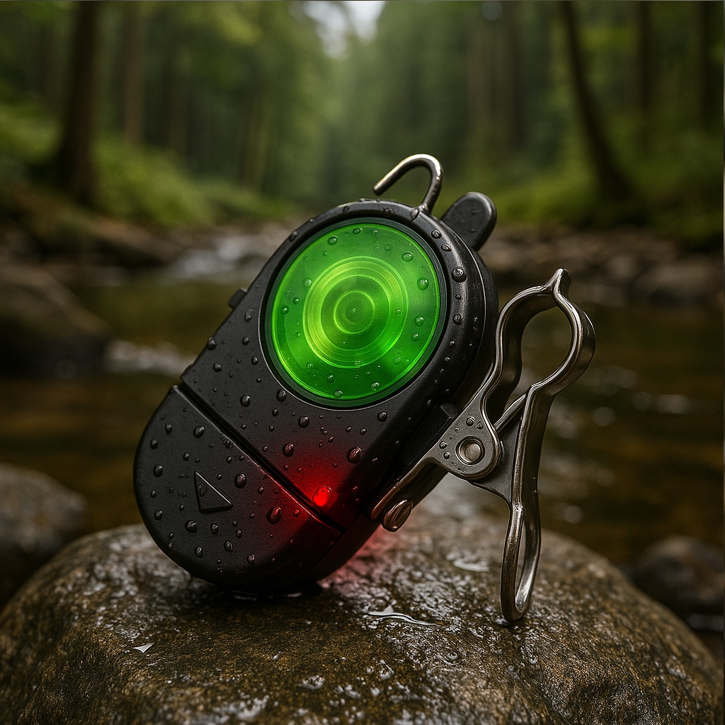 Alarme Para Vara Sonoro De Pesca com Led Pescaria Noturna Prendedor