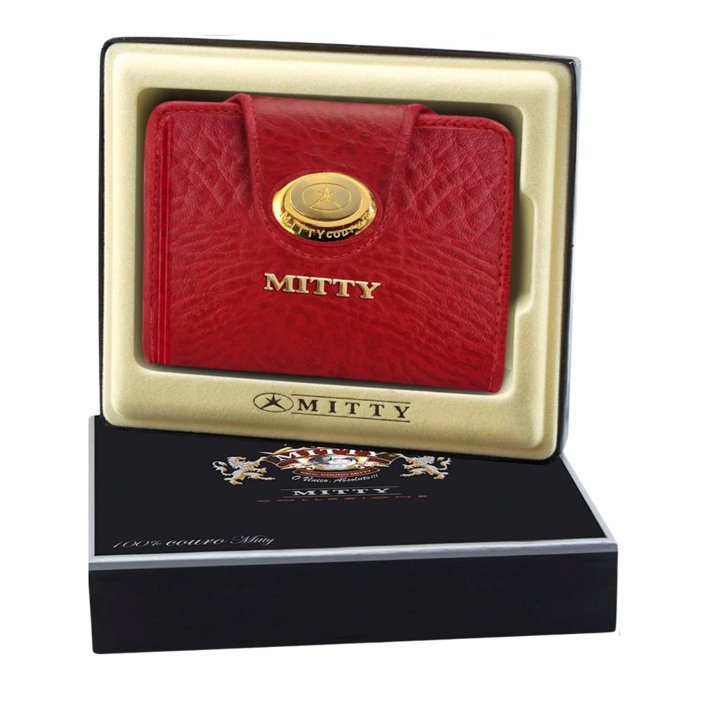 Carteira Feminina Mitty Couro Legitimo Tamanho Pequeno Fpfpl