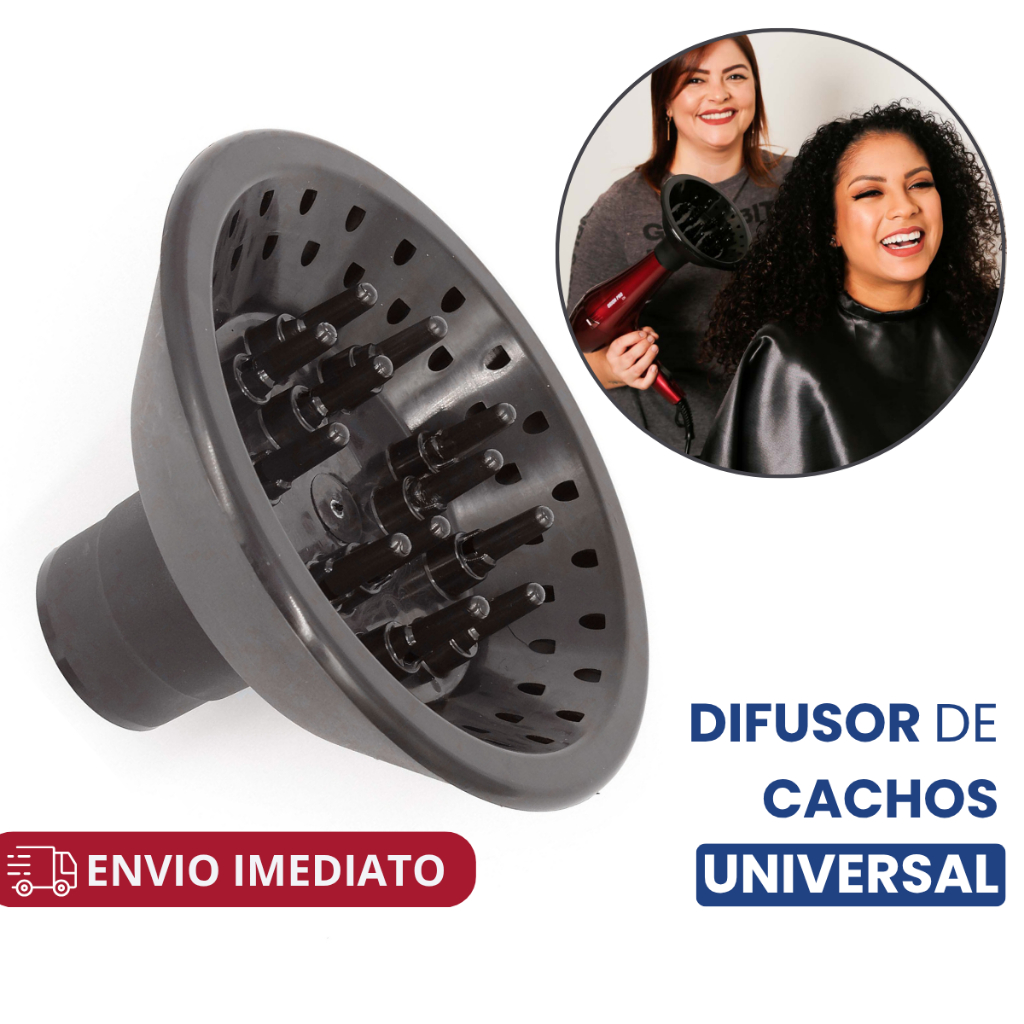 Difusor Cachos Universal Para Secador Taiff Vários Modelos em Oferta na Shopee