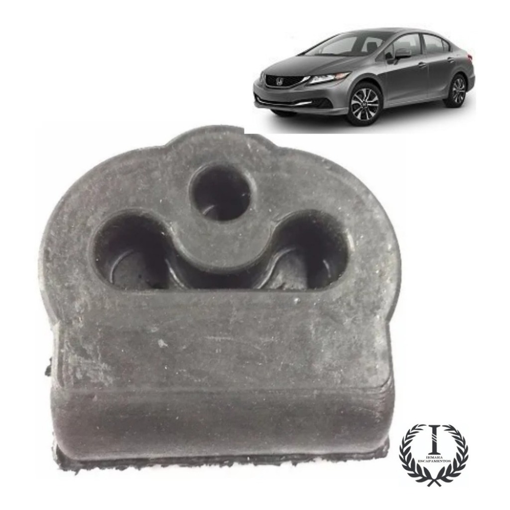 Borracha Coxim Escapamento New Honda Civic 12.. Crv Acord