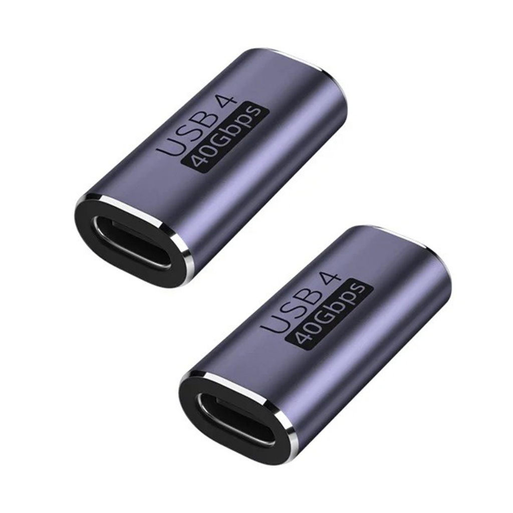 Adaptador Hifi Fêmea Fêmea Horizontal Usb Tipo C Tipoc