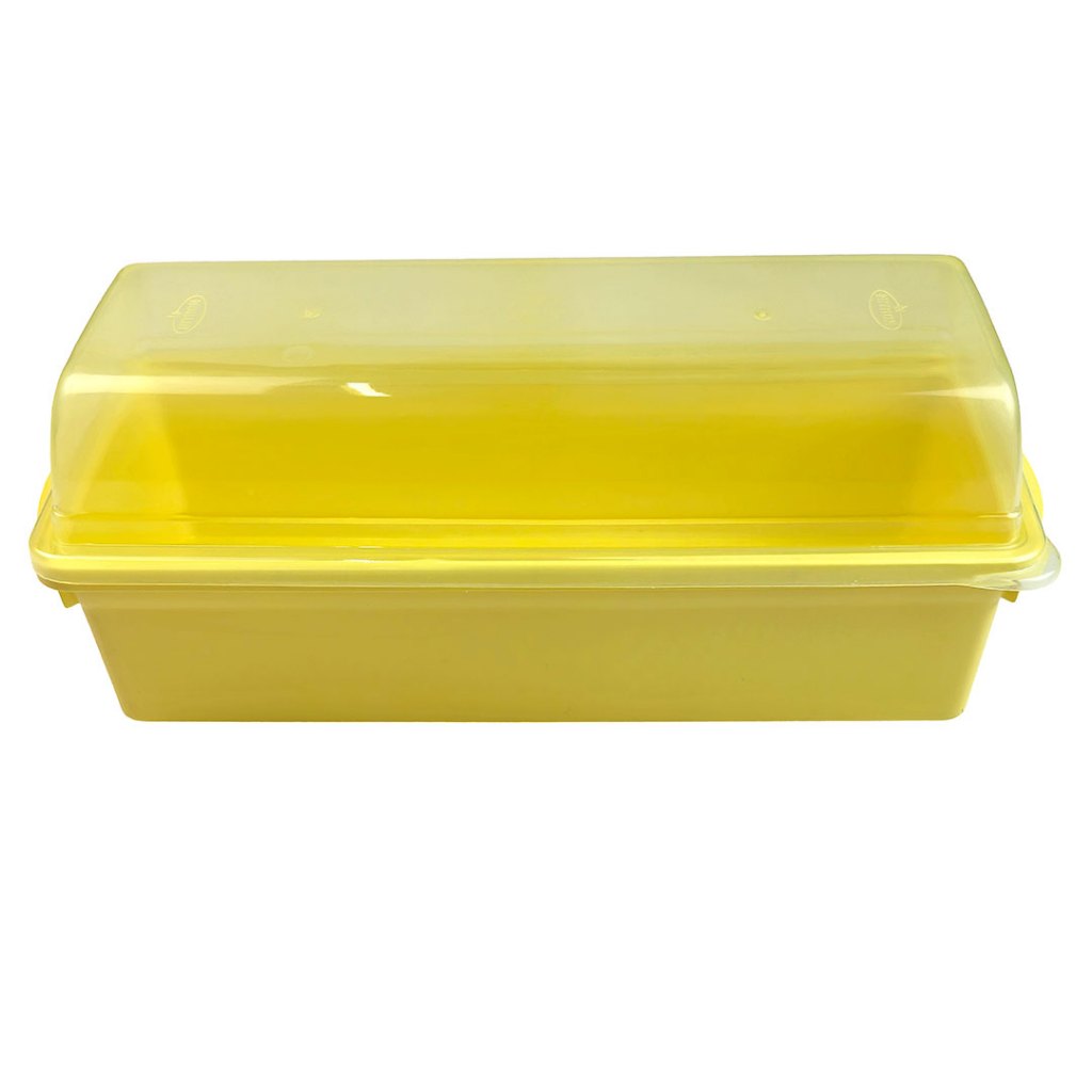 Porta Pao Armazena E Conserva Nitron Amarelo *QUEIMA DE ESTOQUE* em Oferta na Shopee