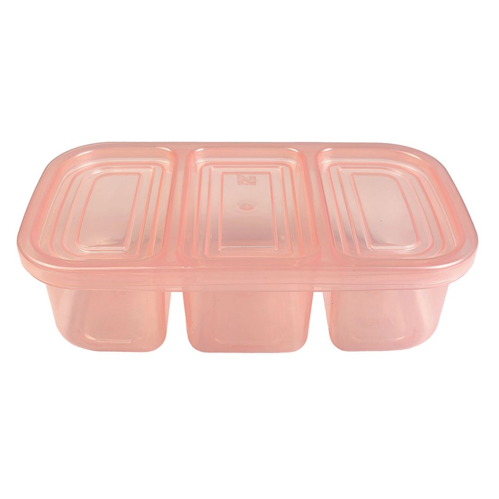 Pote 3 Divisoes 1,1 L Nitron Rosa *QUEIMA DE ESTOQUE*