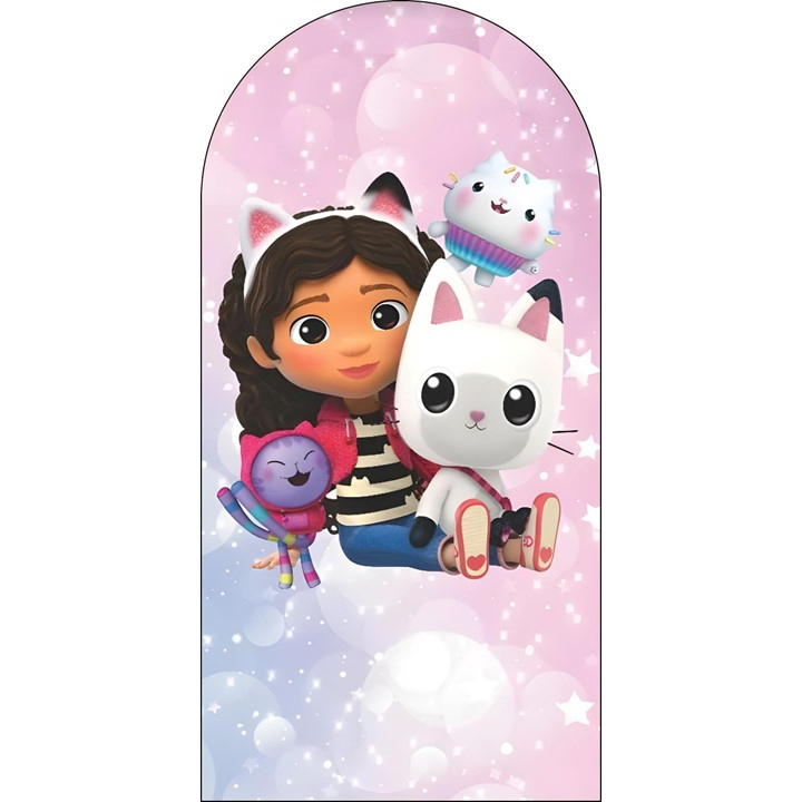 Capa Painel Romano Casa Mágica Gabby Sublimado C/Elástico 2x1 em Oferta na Shopee