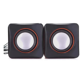 Mini Caixa de Som 2.0 USB para PC e Notebook Speaker Compacto e Potente