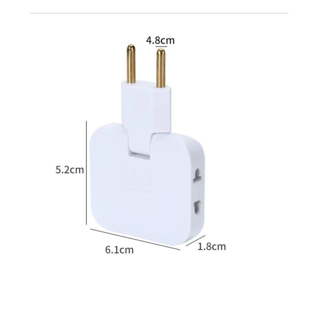 Adaptador Benjamin T Articulado Pino Plug 3 Saidas 10a em Oferta na Shopee