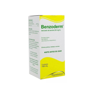 BENZODERMERM BENZOATO DE BENZILA EMULSÃO TOPICA 100ML em Oferta na Shopee