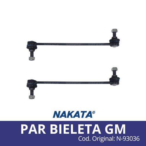 Par Bieleta Dianteira Nakata N93036 Onix Prisma Spin Cobalt Astra Zafira Tracker