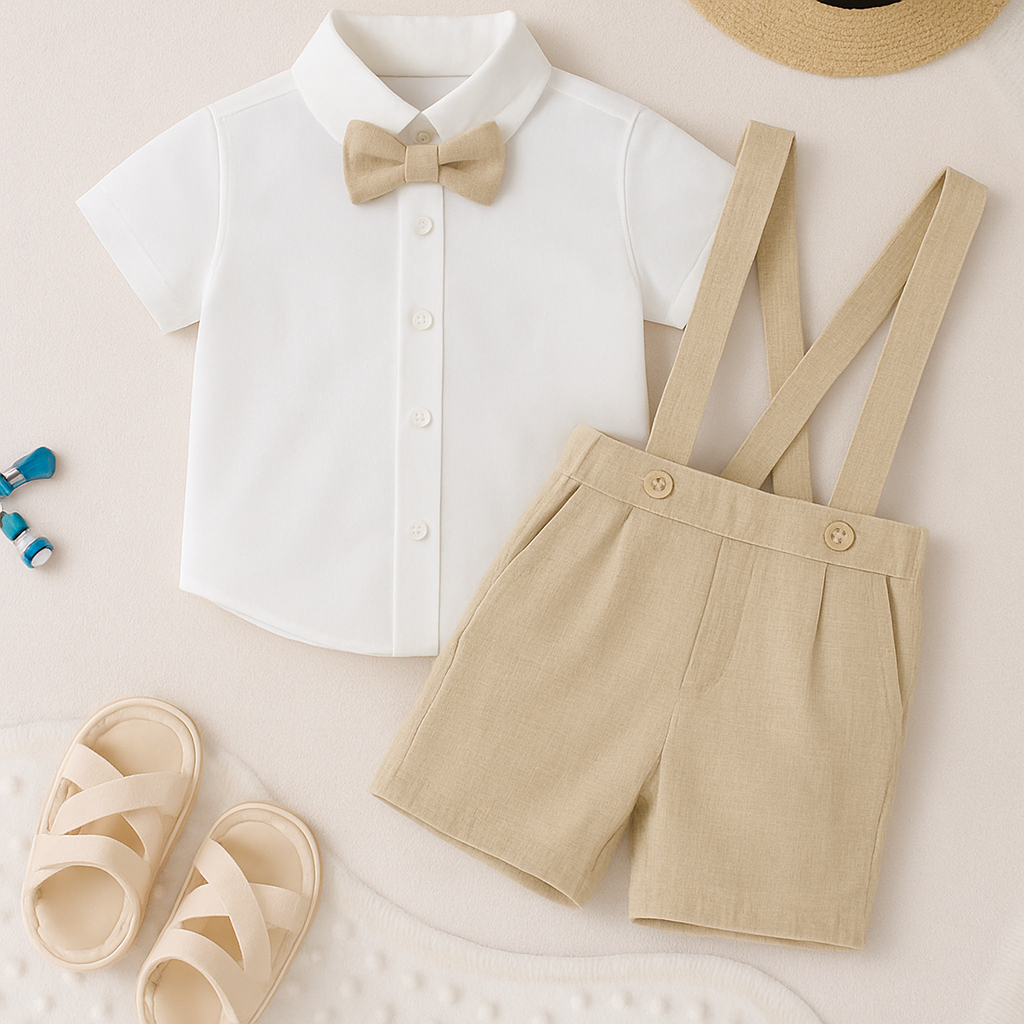 Conjunto Social Infantil Batizado Pajem Casamento Festa em Oferta na Shopee