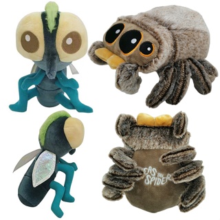 Pelúcia Lucas a Aranha 20cm e Findley a Mosca (seu melhor amigo) – Brinquedo Macio e Fofo | Presente Infantil Criativo em Oferta na Shopee