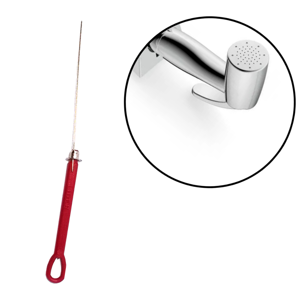 Kit 50 Agulha de limpeza multifuncional para Chuveirinho Ducha higiênica chuveiro torneira ralo Vãos