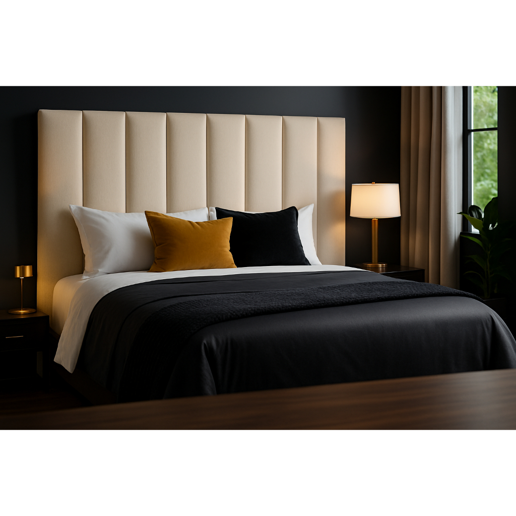 Cabeceira Cama Casal Queen King Solteiro Estofada Modulada Adesiva Modular Suede Corino Nuvem