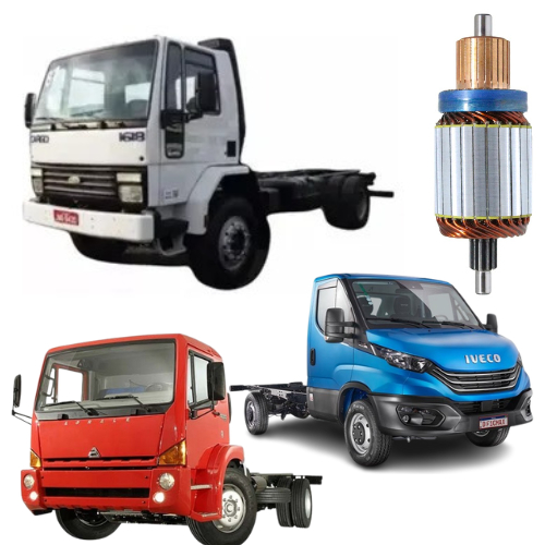 Induzido Motor Partida Compatível Com Ar107 Iveco Ford