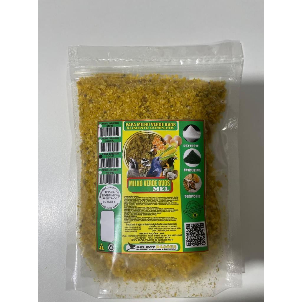 Milho verde, ovos e mel 300G.