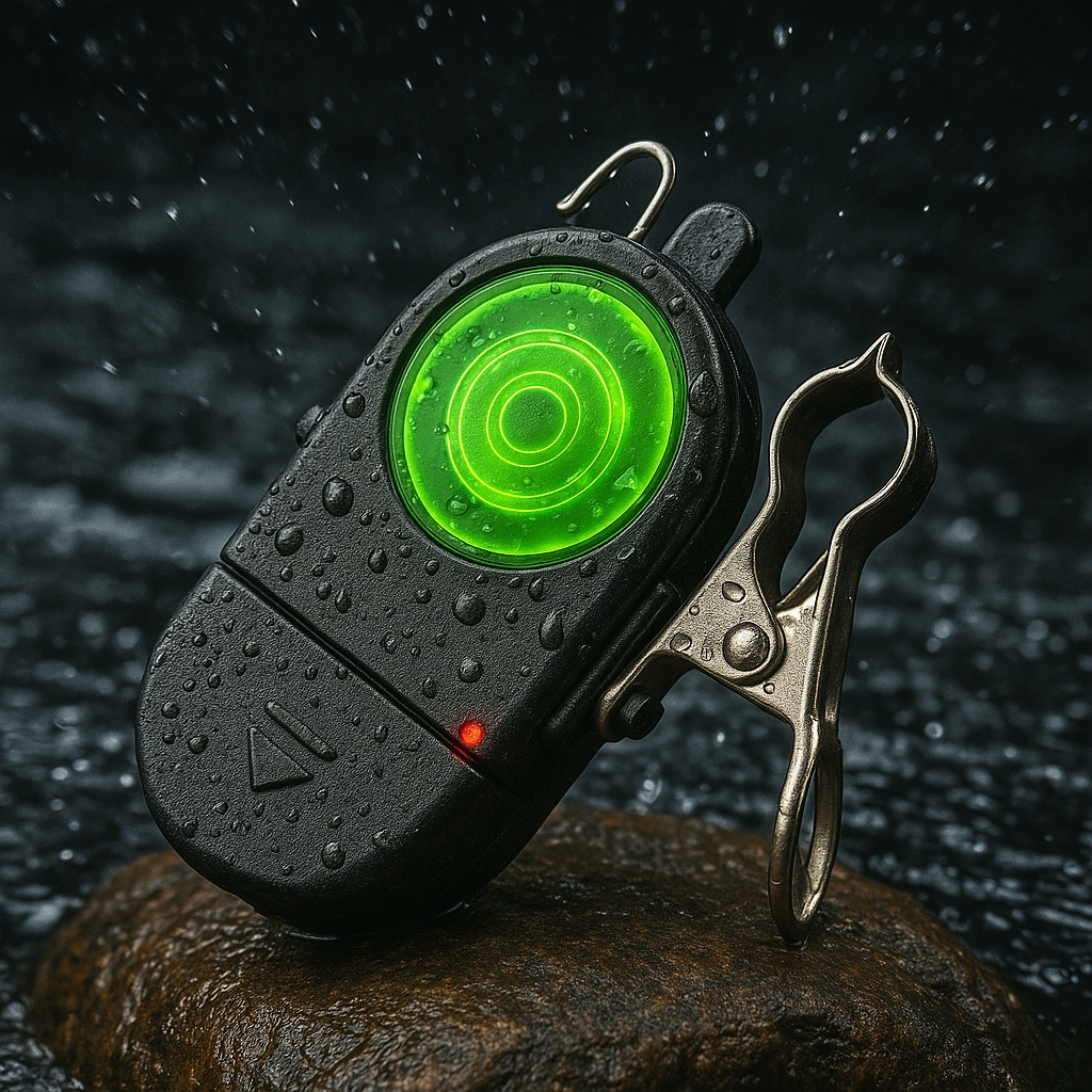 Alarme para Vara Sonoro com Som e Led Eletrônico Para Pesca Noturna, Sensor de Fisgada Sensível