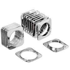 Ilhós ParaCortinas Coloridos Quadrado 50 Pares  Kit Varão 28mm Tecido  Cores Varias em Oferta na Shopee