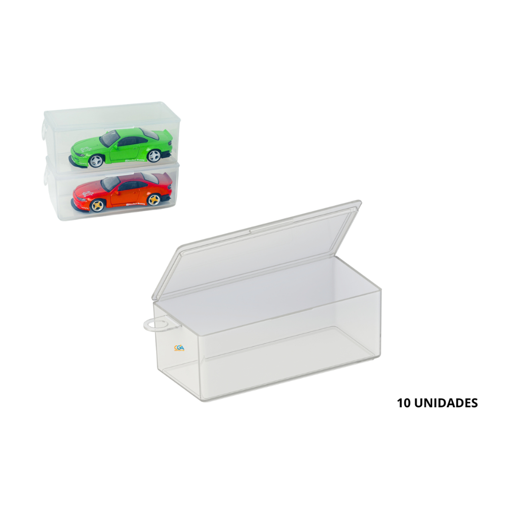 Kit com 10 Estojos Translúcidos para Carrinhos de 1:64  Organização e Exposição Segura em Oferta na Shopee