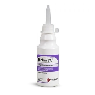 Antisséptico Clorexidina 2% Solução Degermante 100ml Riohex em Oferta na Shopee