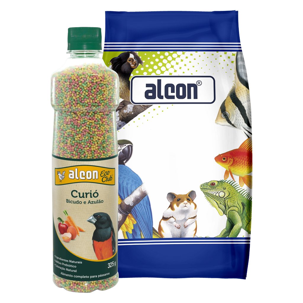 Alcon Eco Club Curió 5 Kg - Alimento Completo Para Pássaros - Ração Extrusada