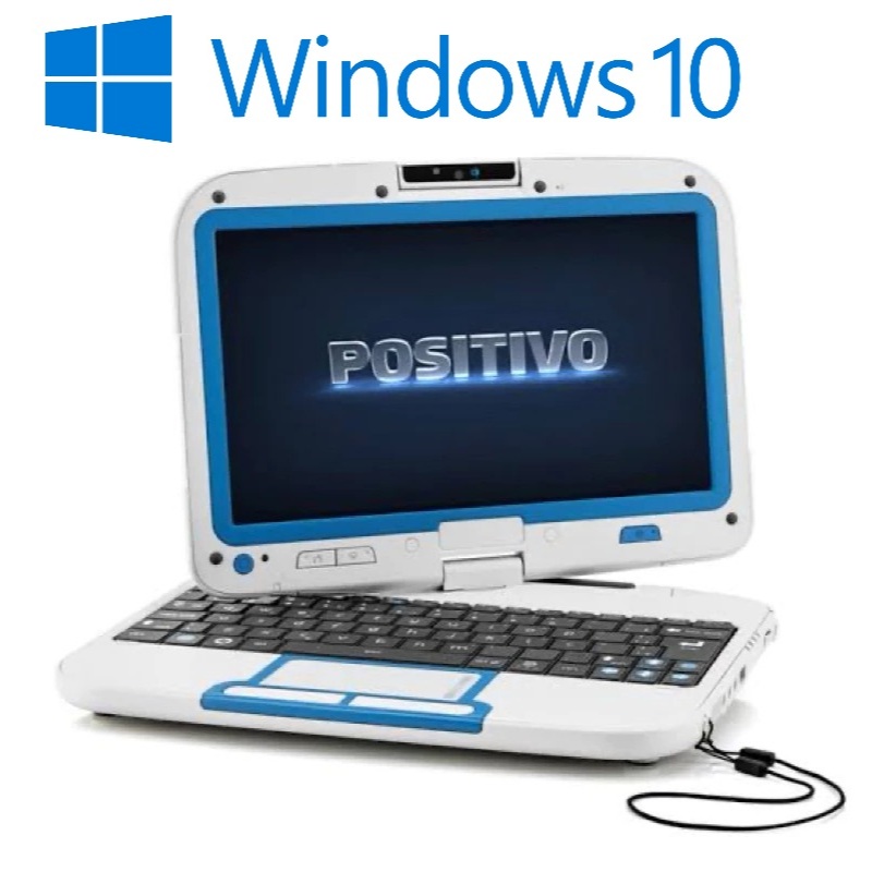 Netbook Positivo Mobo TELA 10" 4gb RAM HD 500gb com windows 10 e wifi